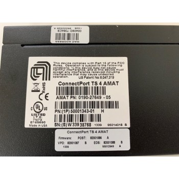 AMAT 0190-27649 ConnectPort TS 4 Ethernet Serial Digi Switch